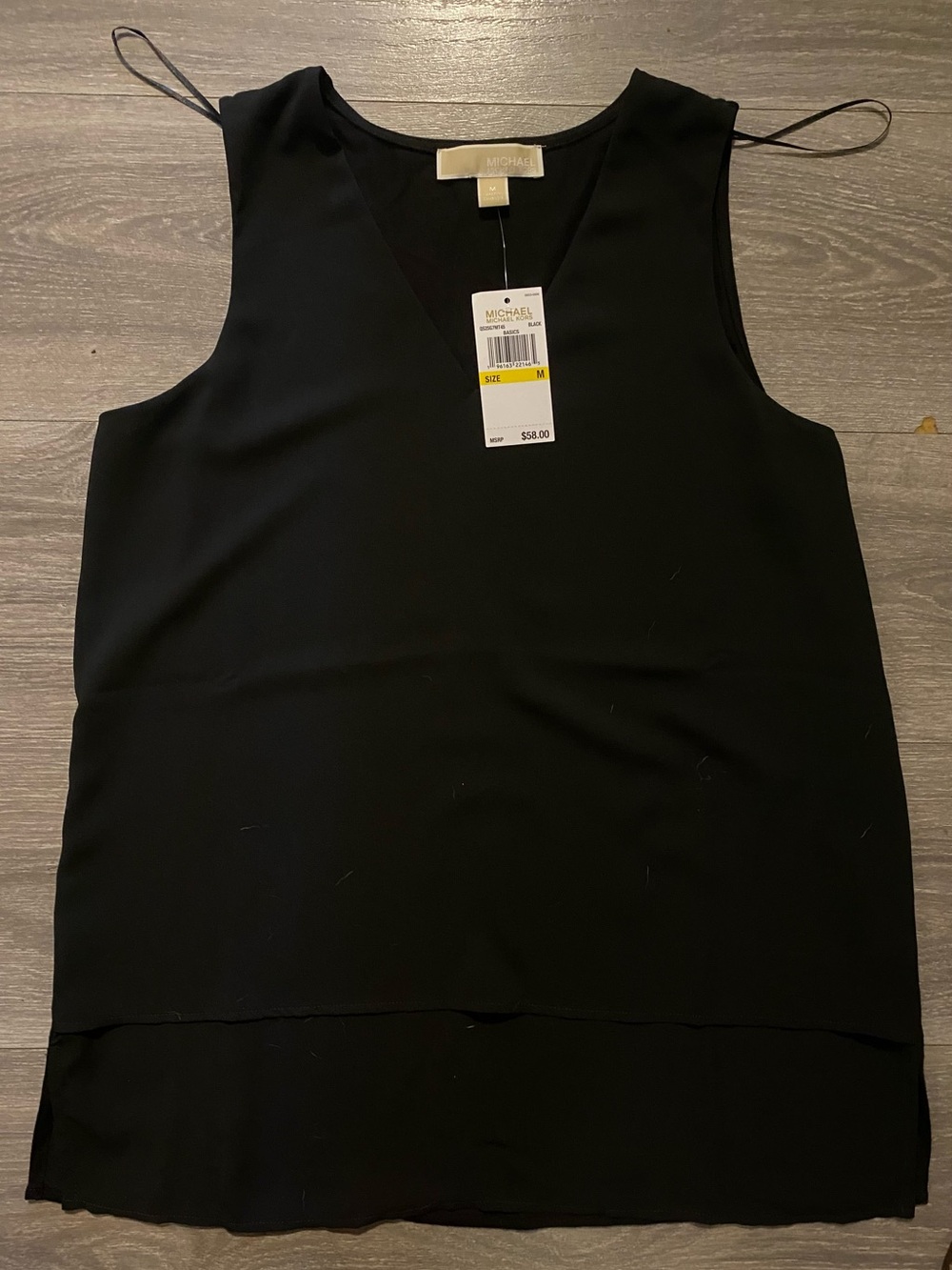 New Women’s Michale Kors Basic Black Top